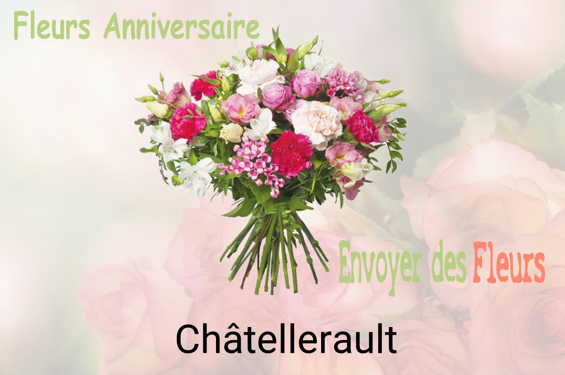 Bouquet de fleurs d’anniversaire livré à Châtellerault